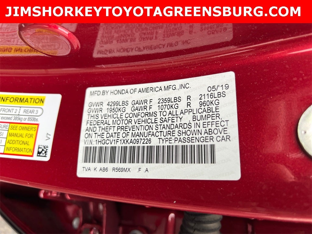 2019 Honda Accord LX