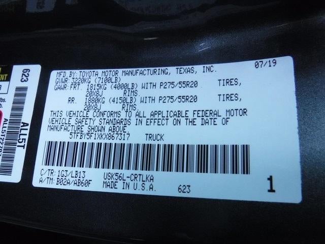 2019 Toyota Tundra Limited