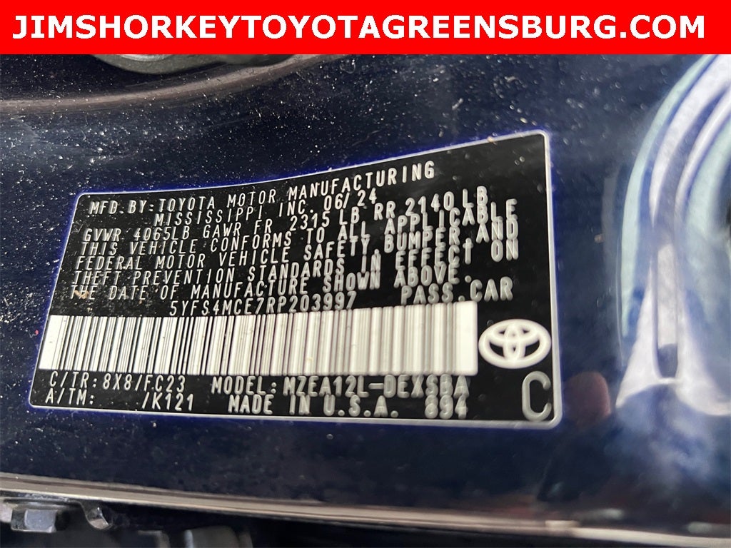 2024 Toyota Corolla SE