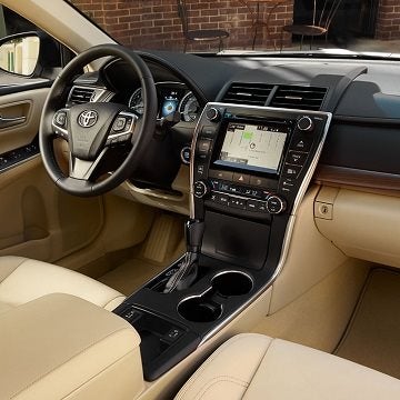 Toyota Camry Interior Shown in Almond